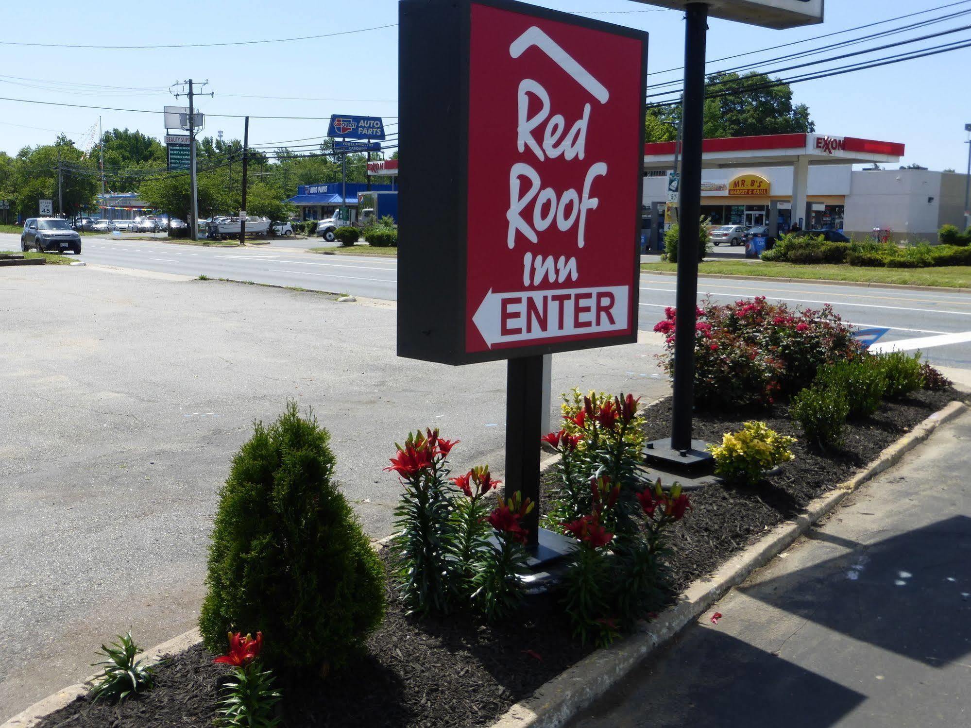 Red Roof Inn Fredericksburg North Exterior foto